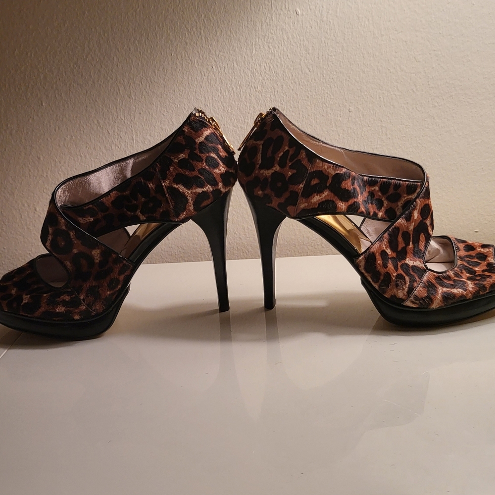 Michael kors leopard print women shoes